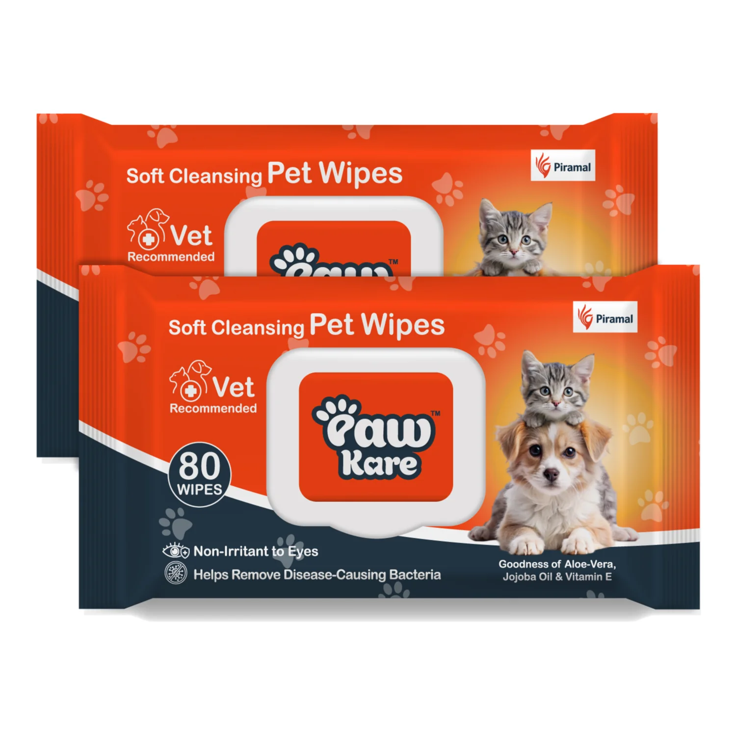 PawKare Pet Wipes for Dogs & Cats | Vet Recommended Grooming Wipes | Alcohol-Free Wet Wipes for Cats & Dogs | Pets Dry Bathing, Paw Cleaning | Aloe Vera, Jojoba Oil, Vitamin E - Image 9