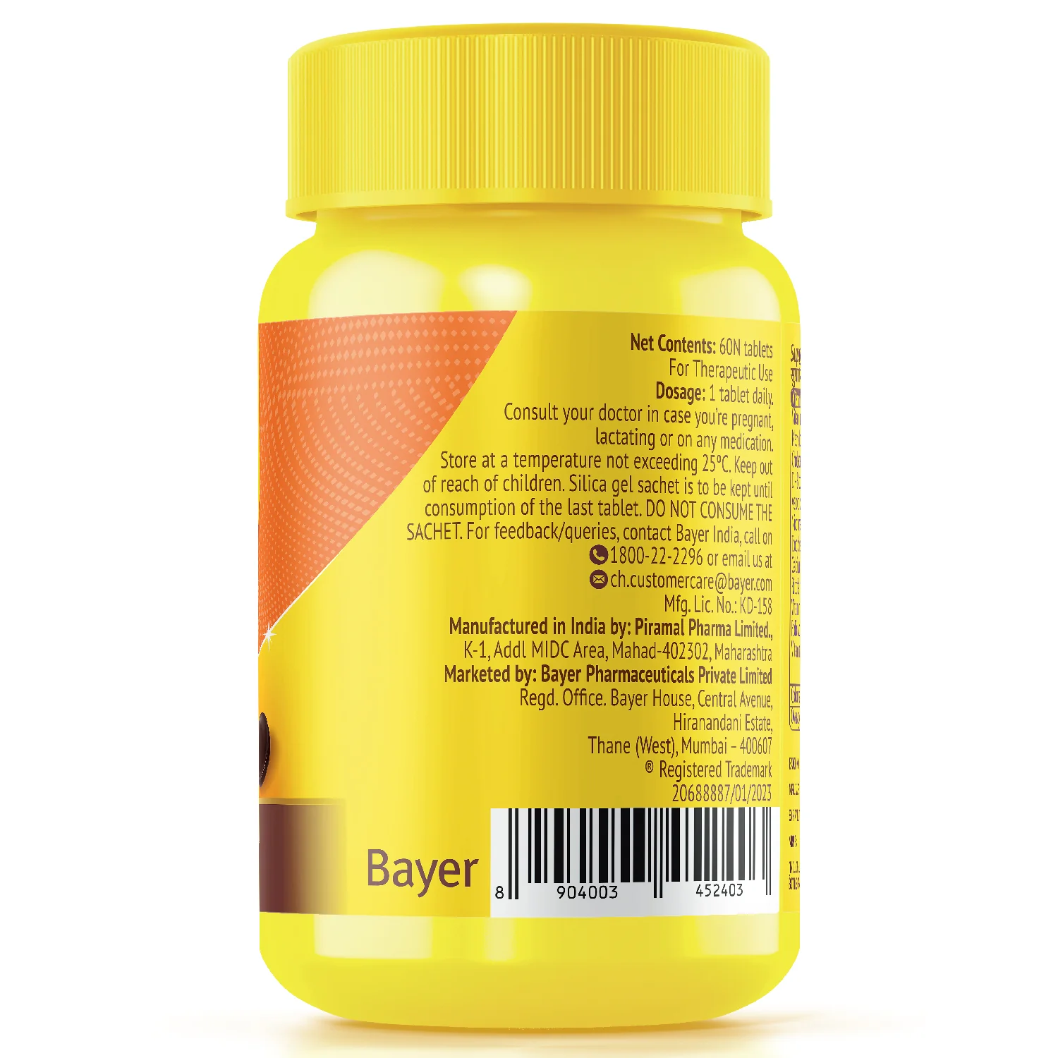 Supradyn Daily Multivitamin Tablet for Men & Women - 60 multivitamin tablet - Image 3