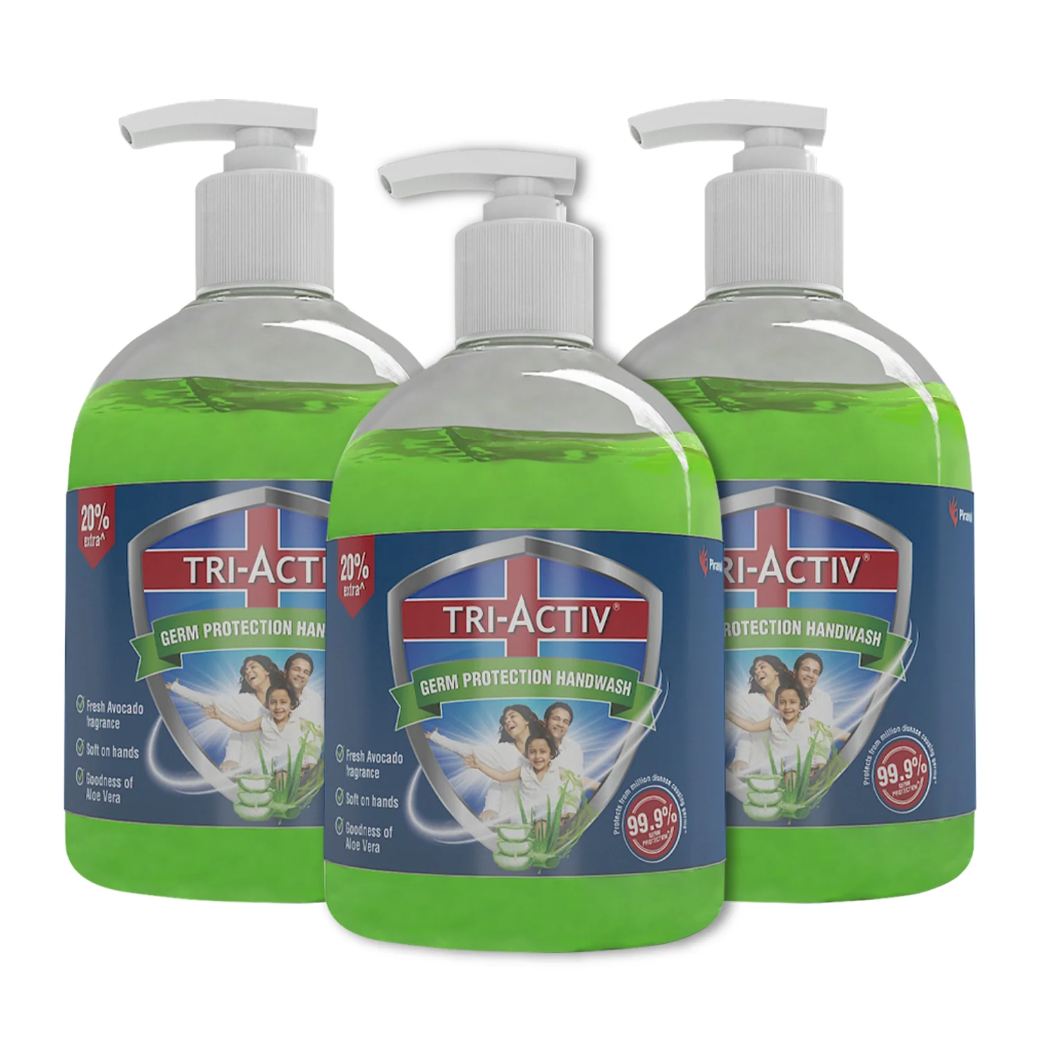 Tri-Activ Germ Protection Handwash Bottle | 300 ml - Image 10