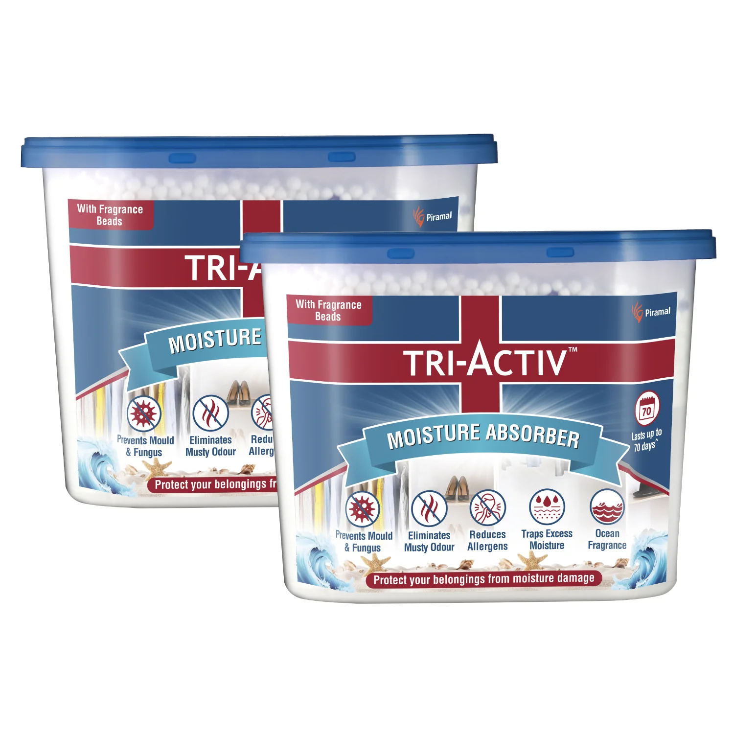 Tri-Activ Moisture Absorbers | Dehumidifier For Wardrobe, Closet, Shoe Rack | Absorption Capacity upto 600ml Each I Prevent Mould & Fungus, Allergens & Eliminate Odour - Image 28