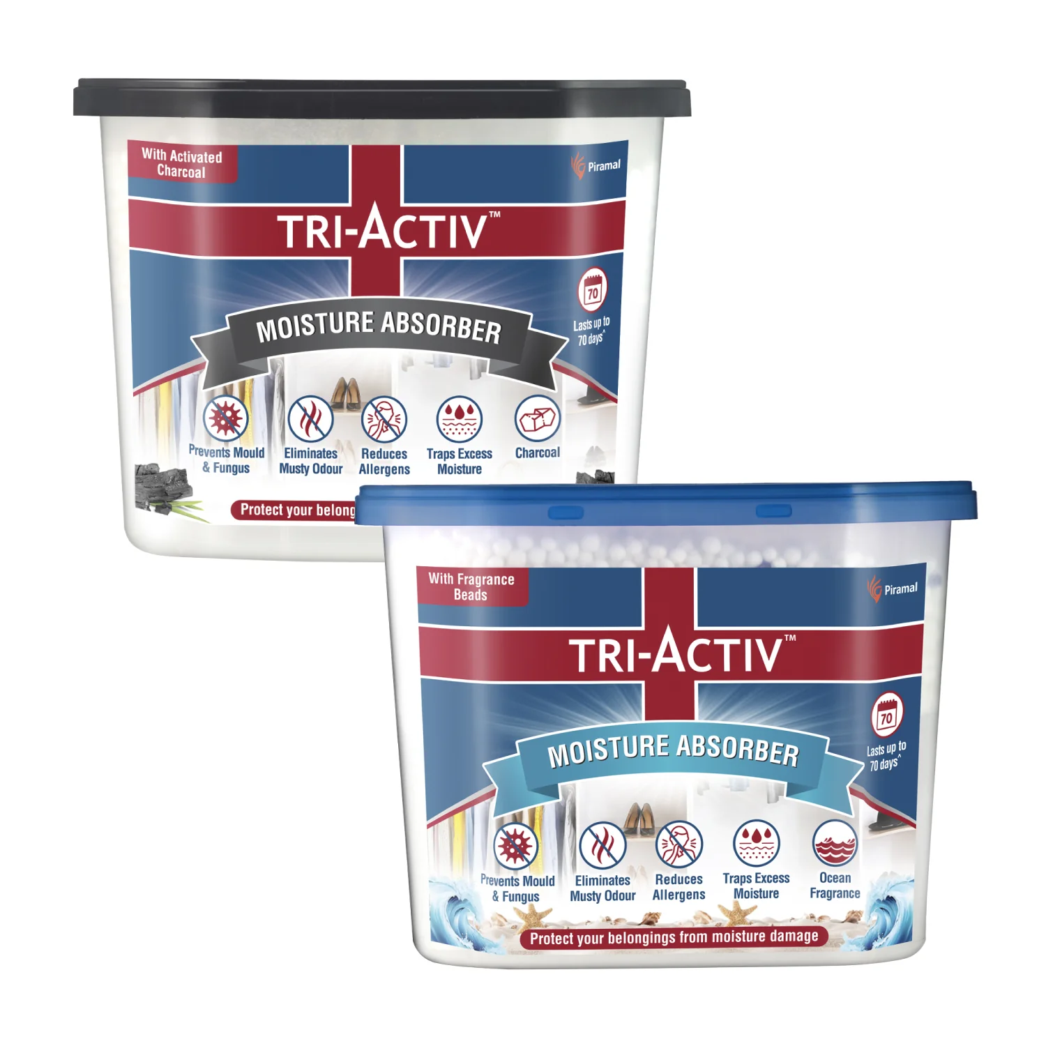 Tri-Activ Moisture Absorbers | Dehumidifier For Wardrobe, Closet, Shoe Rack | Absorption Capacity upto 600ml Each I Prevent Mould & Fungus, Allergens & Eliminate Odour - Image 29